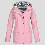 Women's Water-Resistant Windproof Hooded Jacket