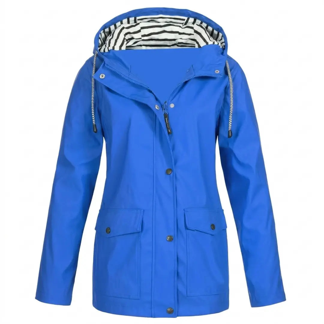 Women's Water-Resistant Windproof Hooded Jacket