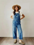 Women's Denim Bib Overalls