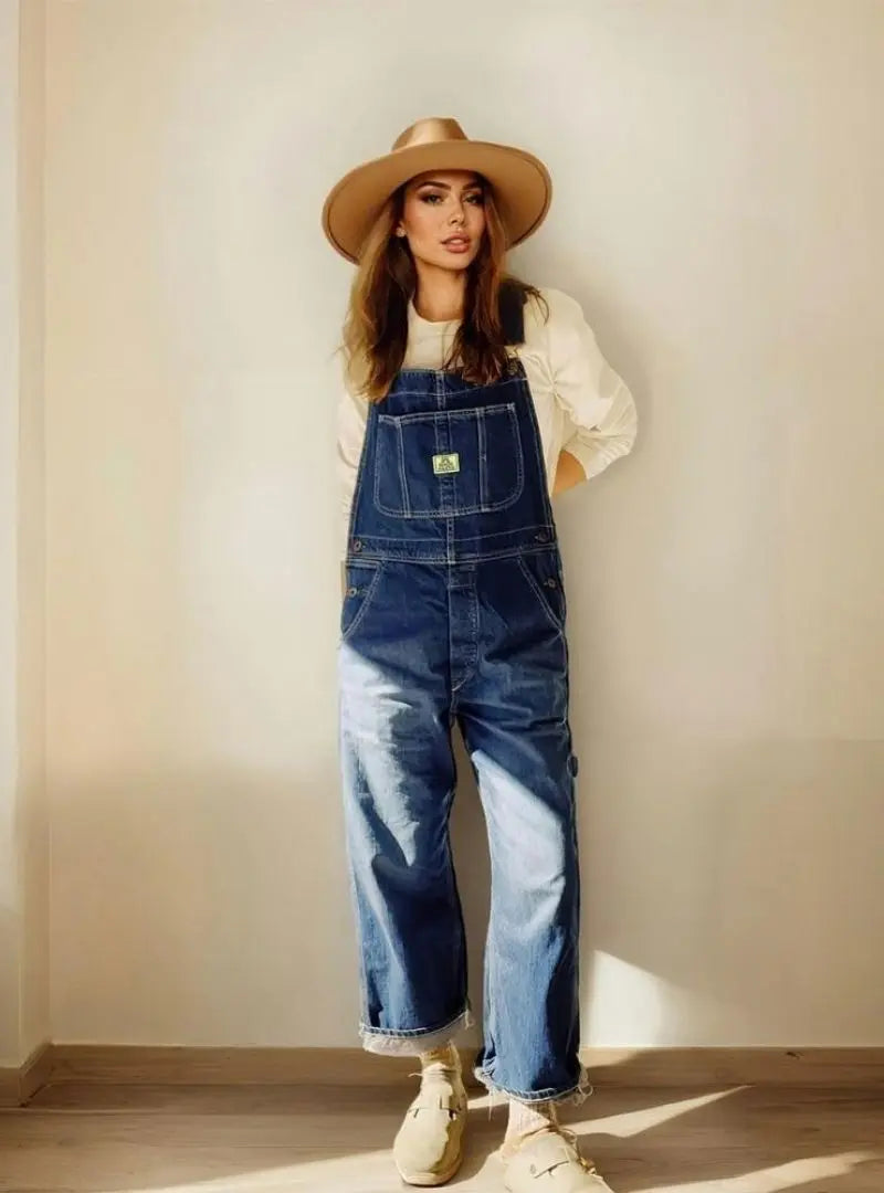 Women's Denim Bib Overalls