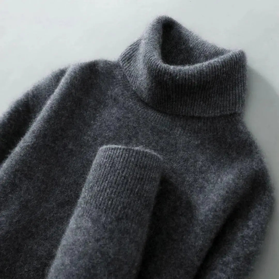 Woodfield Men's Tailored Wool Turtleneck